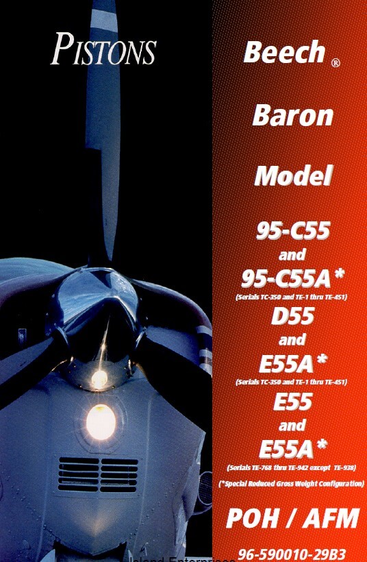 Beechcraft Baron 95-C55 & 95-C55A POH 1983 – 1994