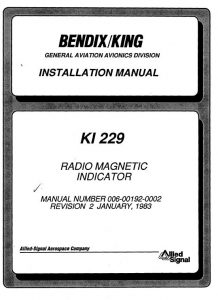 Bendix King KI 229 Radio Magnetic Installation-Maintenance Manual