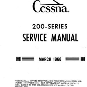 Cessna Model 100 Series Service Manual (1963 thru 1968).2