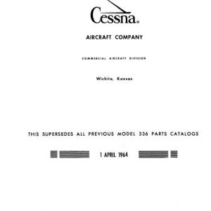 Cessna Model 336 Series Illustrated Parts Catalog, P300-12