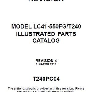 Cessna Model LC41-550FG-T240 Illustrated Parts Catalog T240PC04