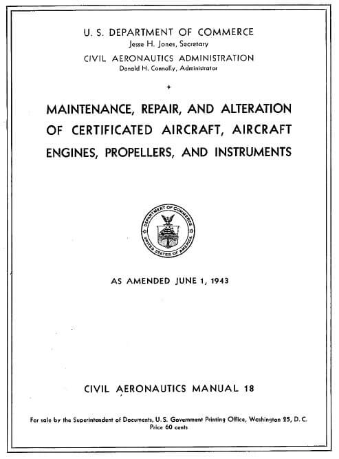 Maintenance Repair and Alteration of Certificated Aircraft, Aircraft Engines, Propellers, and Instruments.2