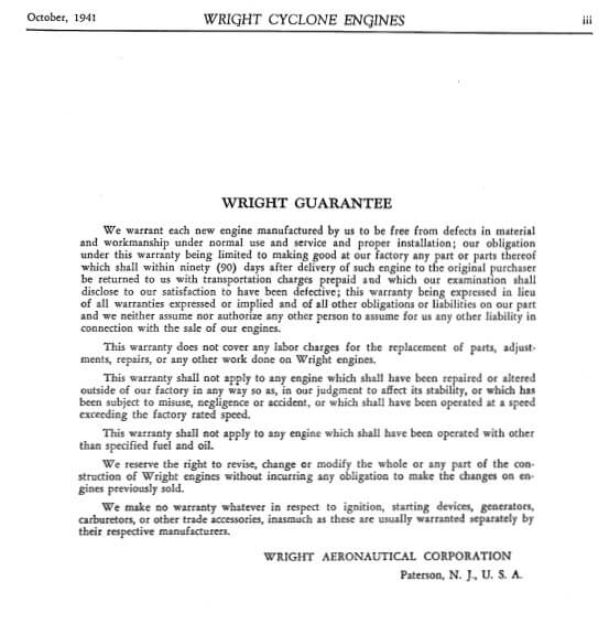 Wright Cyclone 14 Instruction for the Installation, Operation and Maintenance2