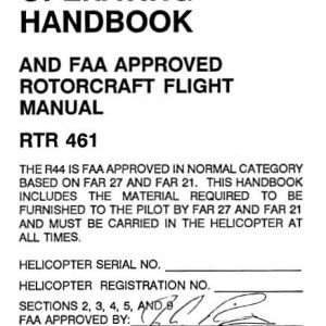 Robinson R44 Pilots Operating Handbook RTR 461
