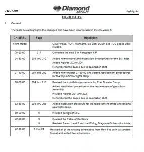 Diamond DA42-L360 Aircraft Maintenance Manual3