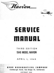 Navion Service Manual 19493