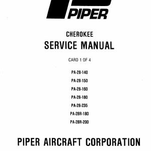 Piper Cherokee Service Manual