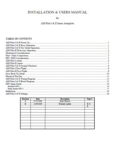 Bendix king ADI Pilot I & II Series Autopilots Installation & Users Manual2