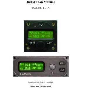 BendixKing DigiFlight II Autopilot Installation Manual