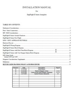 BendixKing DigiFlight II Autopilot Installation Manual2