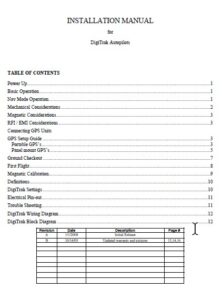 BendixKing DigiTrak Autopilots Installation & User Guide2