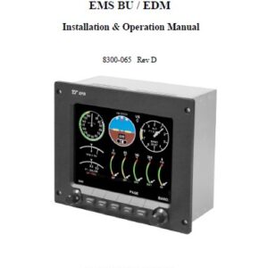BendixKing EMS BUEDM Installation & Operation Manual