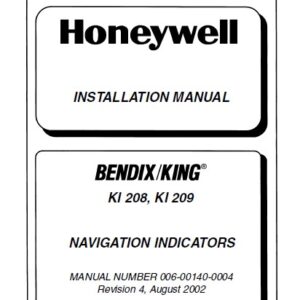 BendixKing KI 208, KI 209 Navigation Indicators Installation Manual