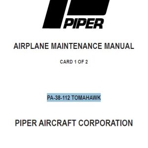 Piper Tomahawk Maintenance Manual
