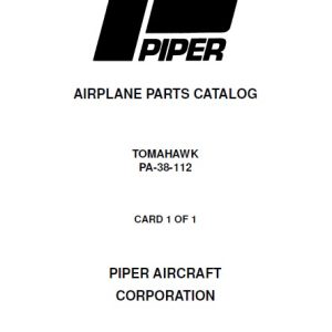 piper tomahawk parts catalog