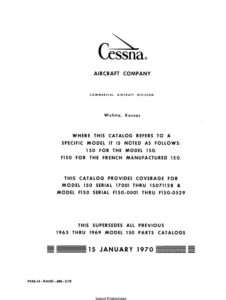 cessna 150 parts manual