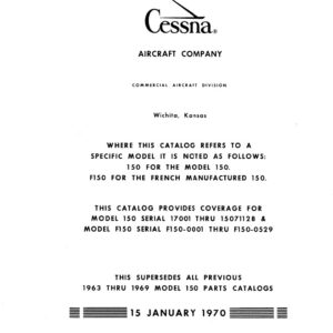cessna 150 parts manual